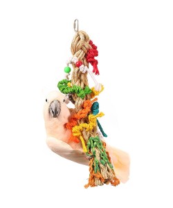Preening Paradise Rope Parrot Toy
